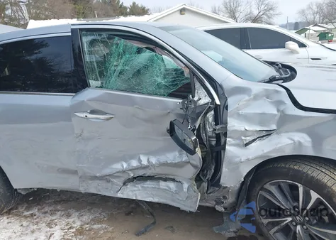 2019 Acura Mdx Tech Pkg из США, поврежденный, VIN 5J8YD4H58KL006386